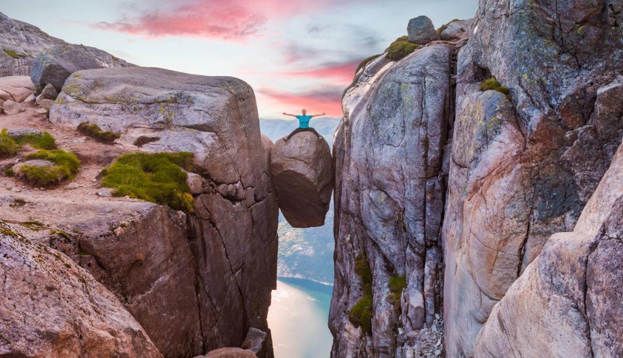 Flott Leilighet Pa Haugen I Sirdal Tjorhom Esterno foto