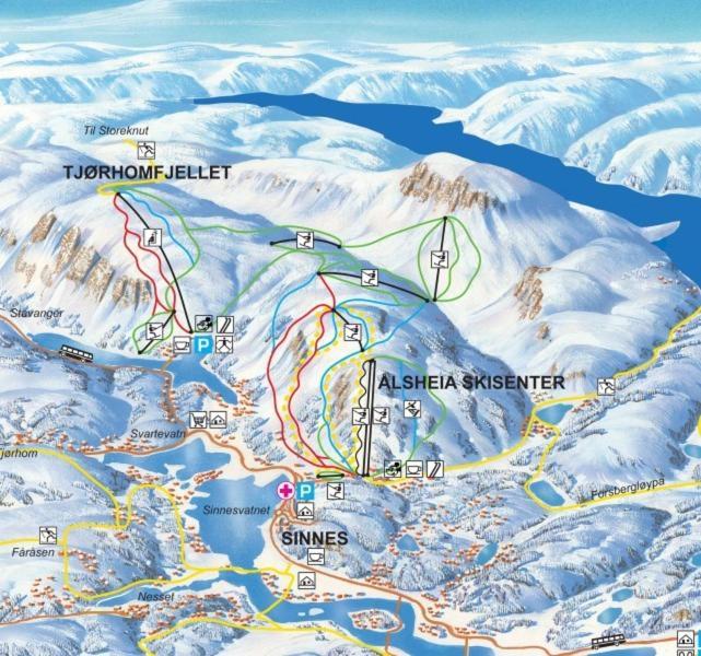 Flott Leilighet Pa Haugen I Sirdal Tjorhom Esterno foto