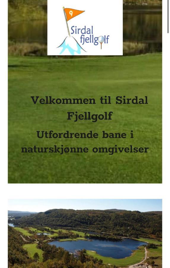 Flott Leilighet Pa Haugen I Sirdal Tjorhom Esterno foto
