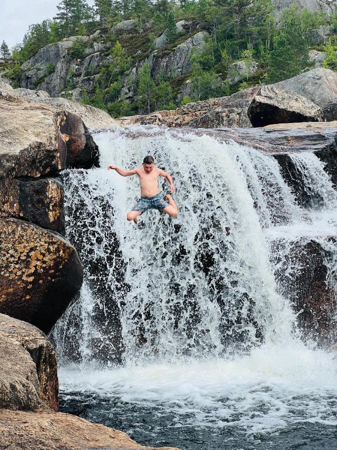 Flott Leilighet Pa Haugen I Sirdal Tjorhom Esterno foto